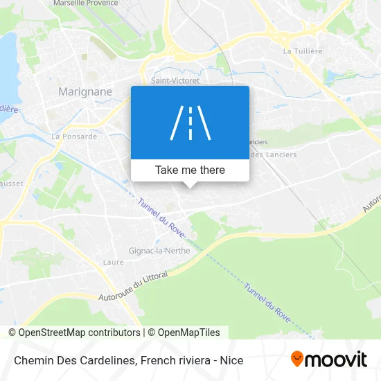 Chemin Des Cardelines map