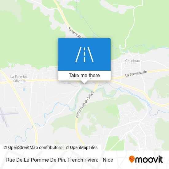 Rue De La Pomme De Pin map