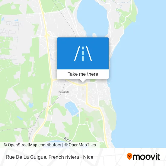 Rue De La Guigue map