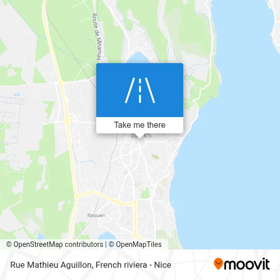 Mapa Rue Mathieu Aguillon