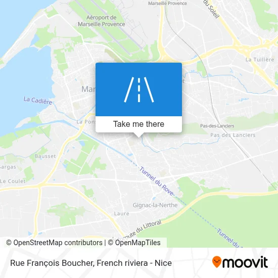 Rue François Boucher map