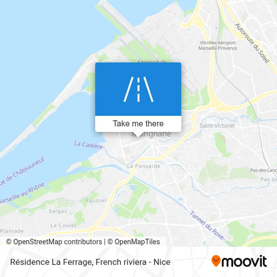Résidence La Ferrage map