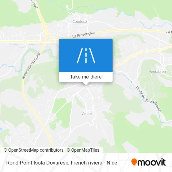 Rond-Point Isola Dovarese map