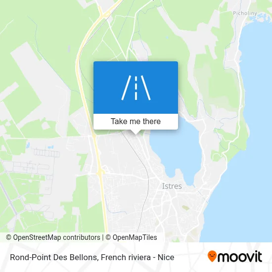 Rond-Point Des Bellons map
