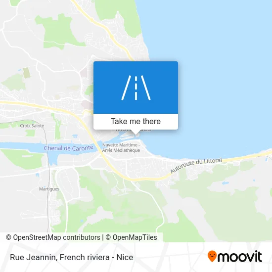 Rue Jeannin map