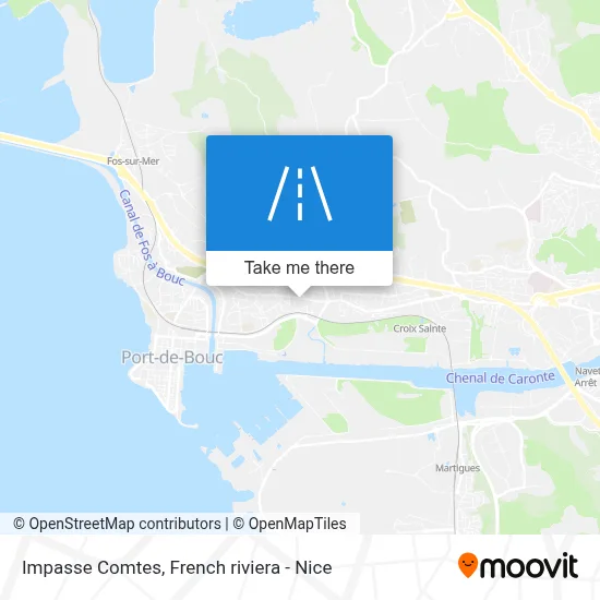 Impasse Comtes map