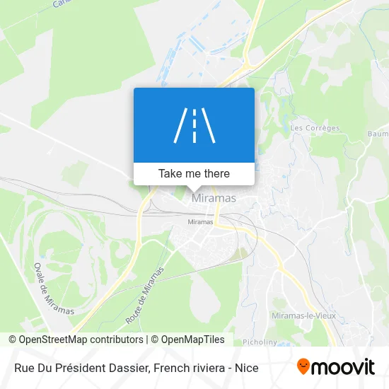 Rue Du Président Dassier map