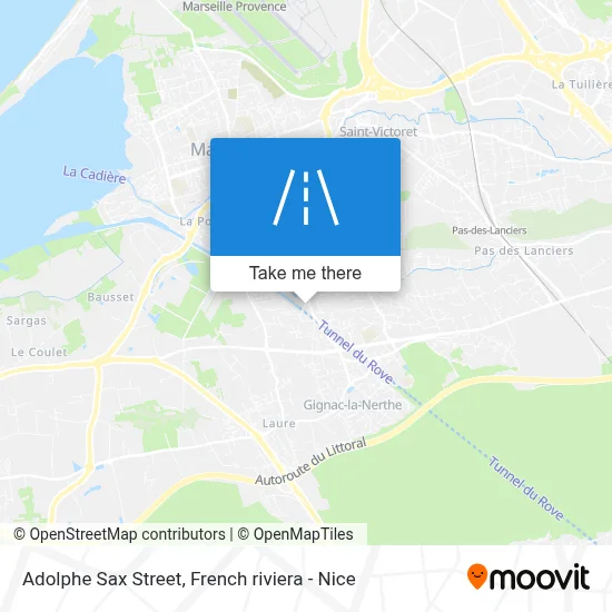 Rue Adolphe Sax map