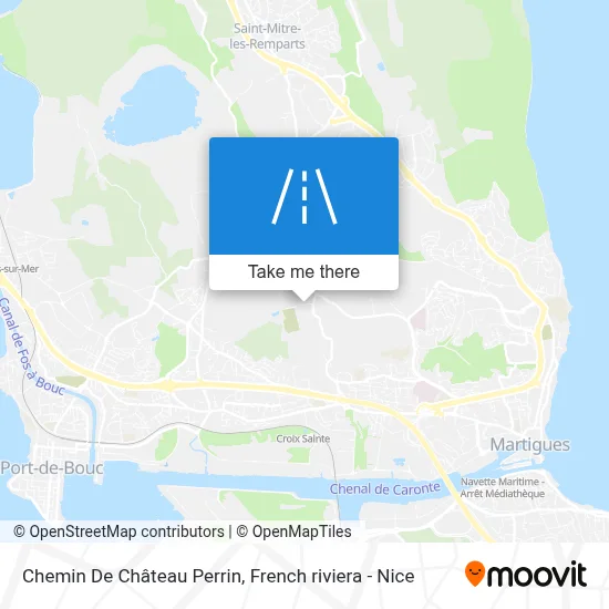 Chemin De Château Perrin map