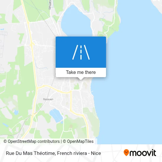 Rue Du Mas Théotime map
