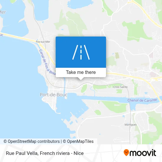 Mapa Rue Paul Vella