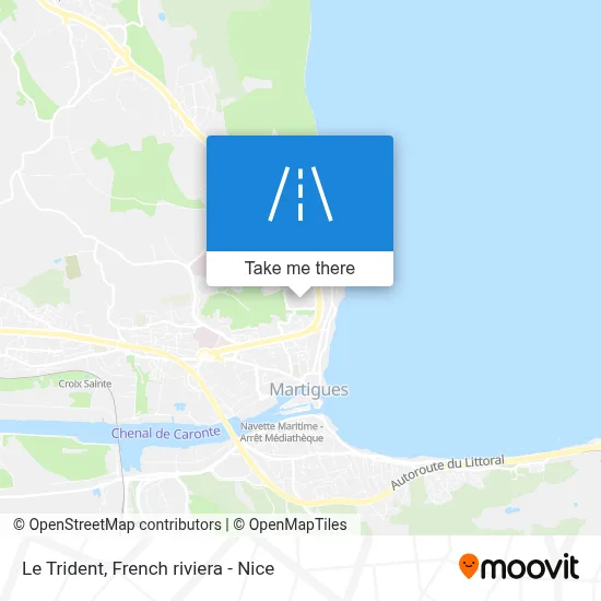 Le Trident map