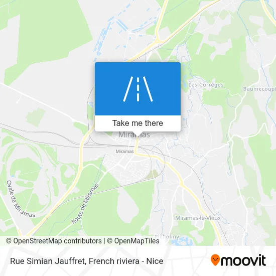 Mapa Rue Simian Jauffret