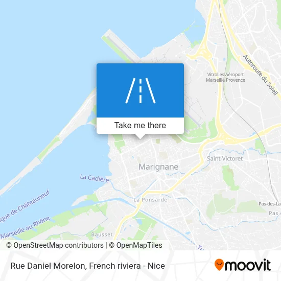 Rue Daniel Morelon map