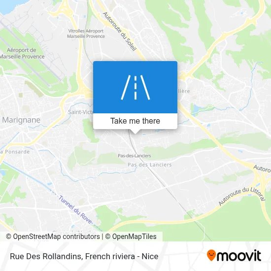 Rue Des Rollandins map