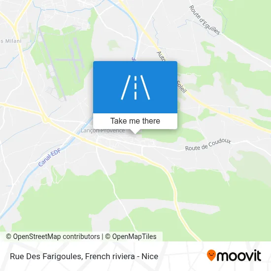 Rue Des Farigoules map