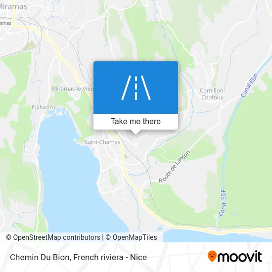 Chemin Du Bion map