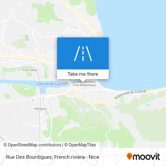 Rue Des Bourdigues map