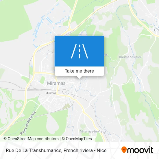 Rue De La Transhumance map