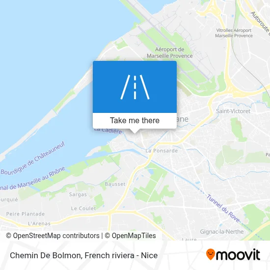 Chemin De Bolmon map