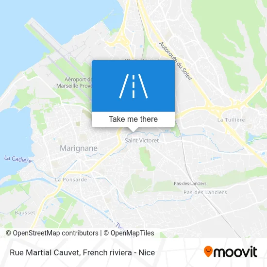Rue Martial Cauvet map