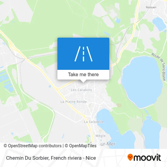 Chemin Du Sorbier map