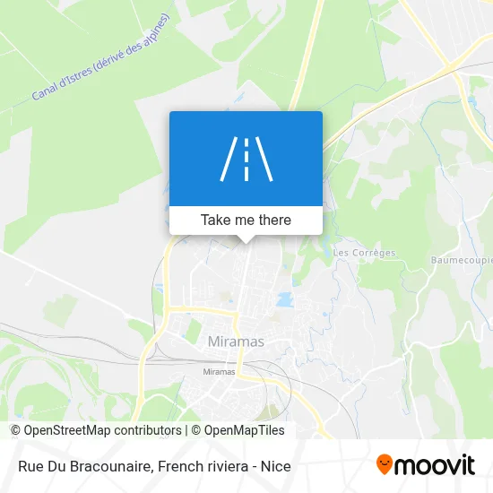 Rue Du Bracounaire map