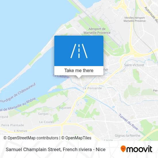 Mapa Rue Samuel Champlain