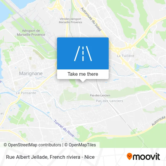 Rue Albert Jellade map