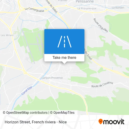 Mapa Rue De L'Horizon