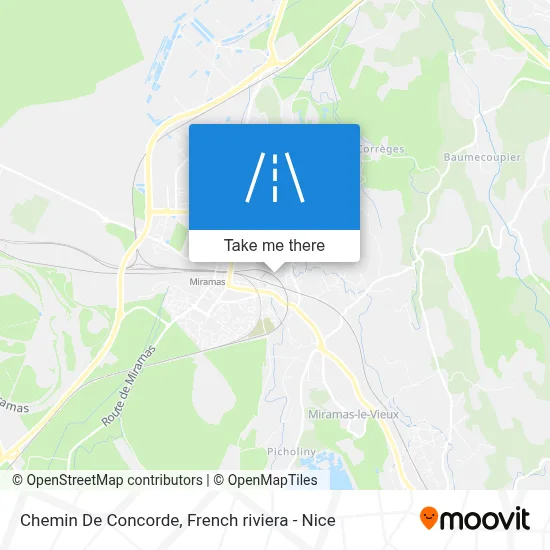 Chemin De Concorde map