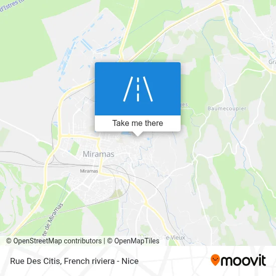 Mapa Rue Des Citis