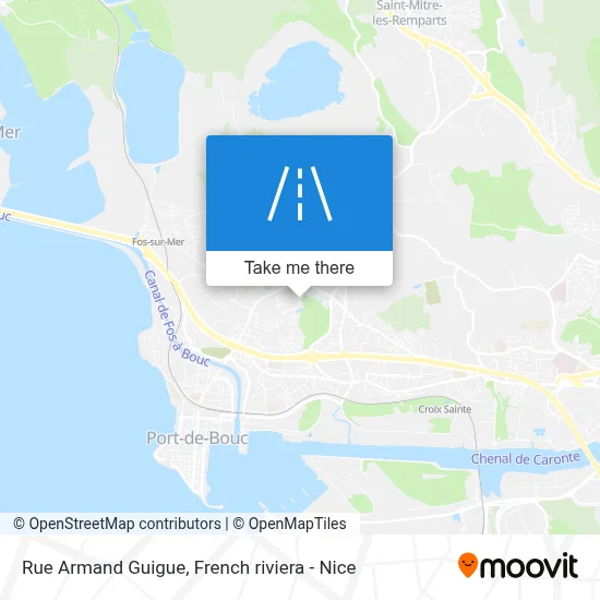 Mapa Rue Armand Guigue