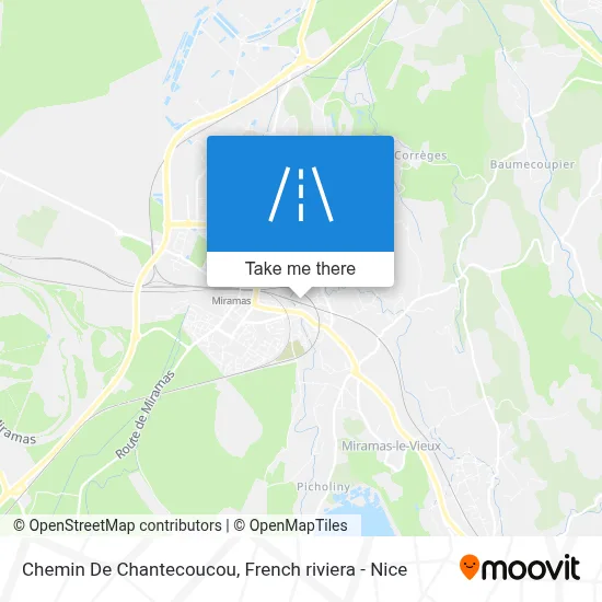Chemin De Chantecoucou map