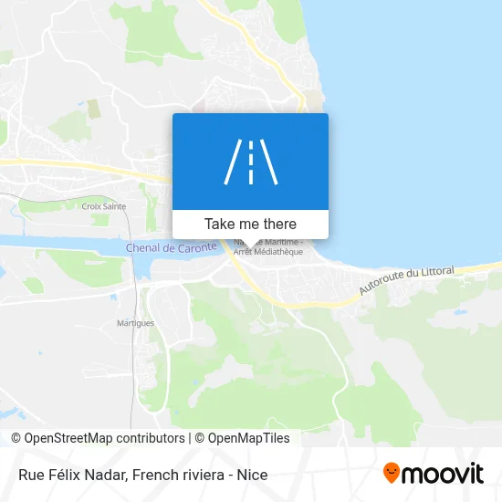 Rue Félix Nadar map