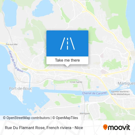 Rue Du Flamant Rose map