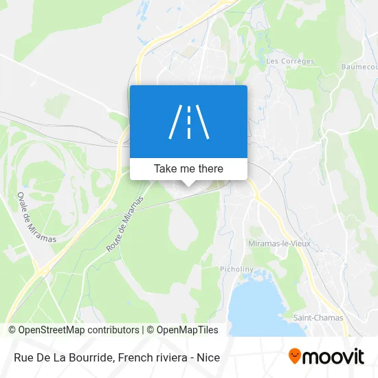 Rue De La Bourride map