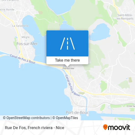 Mapa Rue De Fos