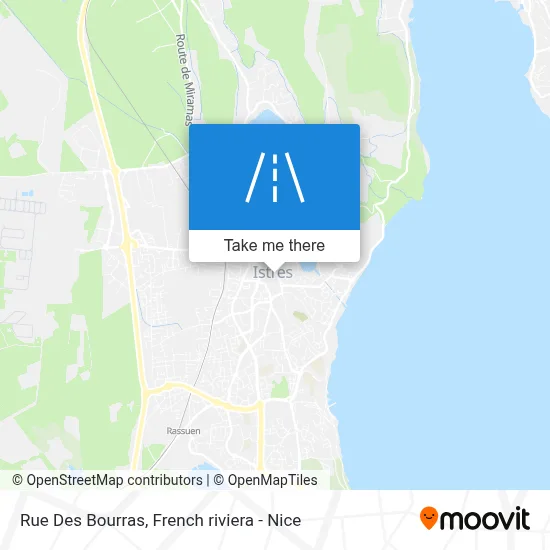 Rue Des Bourras map