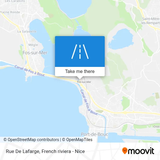 Mapa Rue De Lafarge