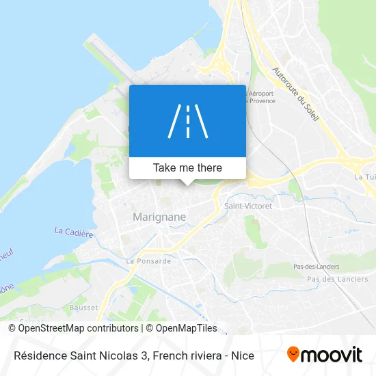 Résidence Saint Nicolas 3 map