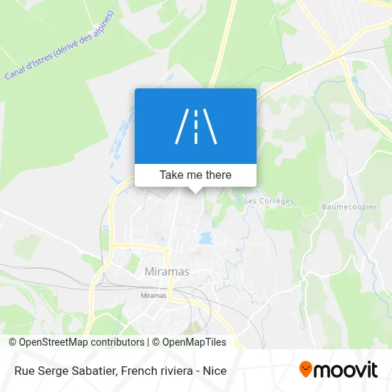 Rue Serge Sabatier map
