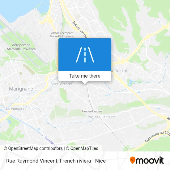 Mapa Rue Raymond Vincent