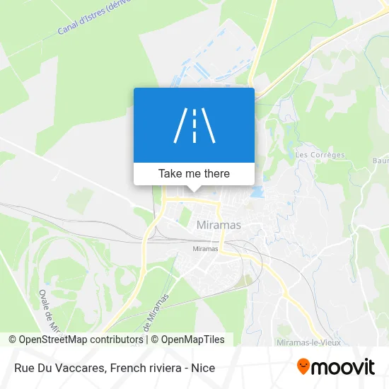 Rue Du Vaccares map
