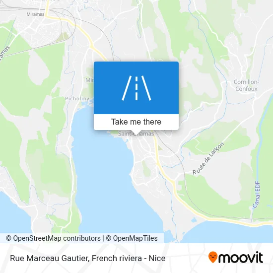 Rue Marceau Gautier map