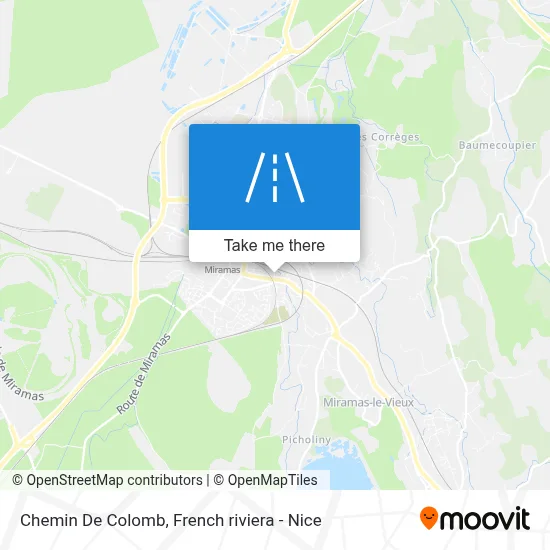 Chemin De Colomb map