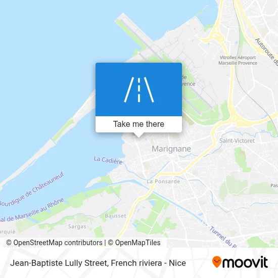 Mapa Rue Jean-Baptiste Lully