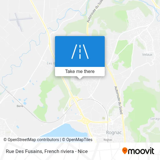 Mapa Rue Des Fusains