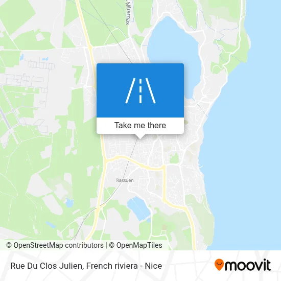 Rue Du Clos Julien map