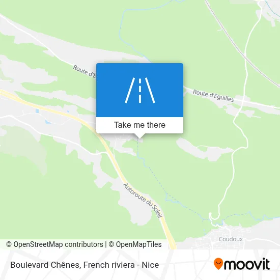 Boulevard Chênes map
